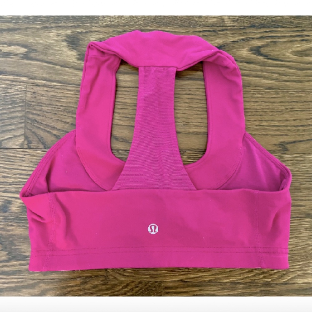 Lululemmon Hot Pink Sports Bra
